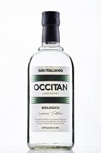 Bordiga Bio-Gin „Occitan“, London Dry Gin aus dem Piemont/Italien, Limited Edition, 0,7 L, 45% Vol. von Occitan
