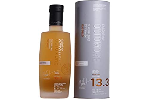 Bruichladdich Octomore Edition 13.3 Single Malt Whisky 61,1% vol. PPM 129,3 5 J. alt von Octomore