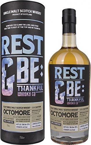 Octomore Rest und Be Thankful 6 Years Old Sauterness Cask Limited Edition mit Geschenkverpackung Whisky (1 x 0.7 l) von Octomore