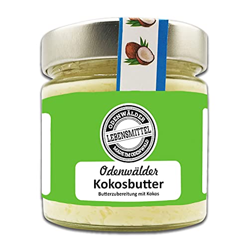 Odenwälder Lebensmittel - 150g premium Kokosbutter mit echtem Kokos - hochwertige Butter - Made in Germany Odenwälder Lebensmittel - 150g premium Kokosbutter mit echtem Kokos - hochwertige Butter - Made in Germany von Odenwälder Lebensmittel