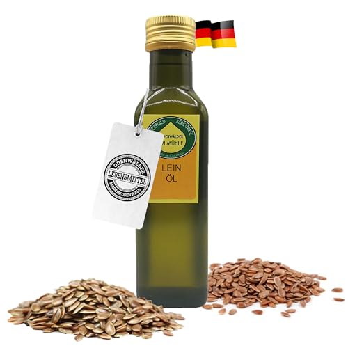 Odenwälder Lebensmittel – 250ml premium Leinöl – Made in Germany – bestes Öl aus Leinsamen von Odenwälder Lebensmittel