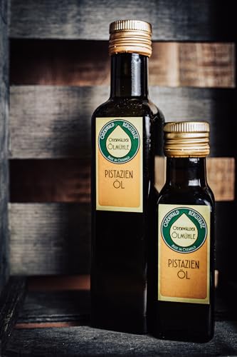 Odenwälder Lebensmittel Premium Pistazien-Öl, aus besten Pistazien, Ideal zum Verfeinern für Dressings & kreative Gerichte – Made in Germany – 250ml von Odenwälder Lebensmittel