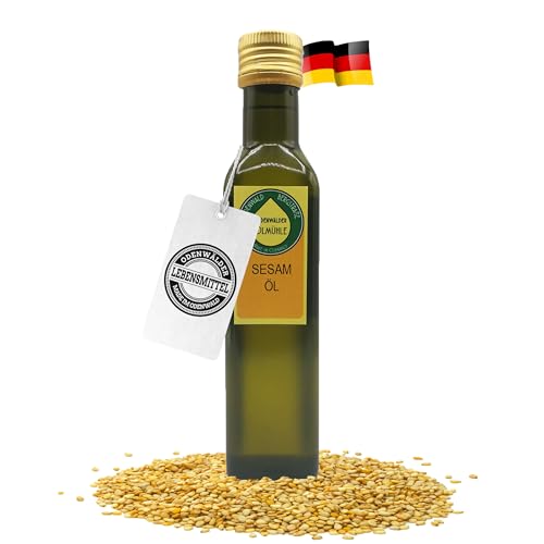 Odenwälder Lebensmittel – 250ml premium Sesamöl – Made in Germany – bestes Öl aus Sesam von Odenwälder Lebensmittel