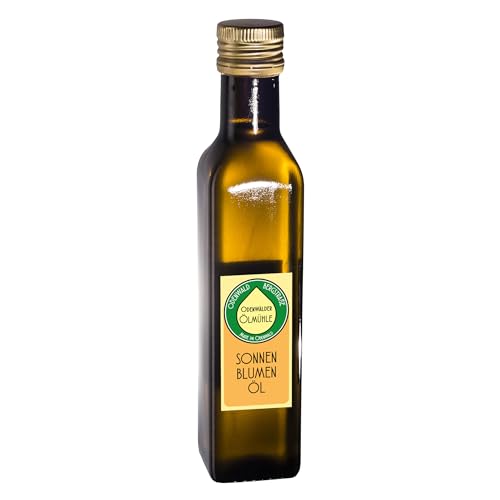 Odenwälder Lebensmittel – 250ml premium Sonnenblumenöl – Made in Germany – bestes Öl aus Sonnenblumensamen von Odenwälder Lebensmittel