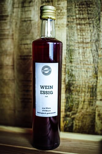Odenwälder Lebensmittel – 500ml bester roter Weinessig – Made in Germany – Weinessig rot aus nur besten Zutaten von Odenwälder Lebensmittel