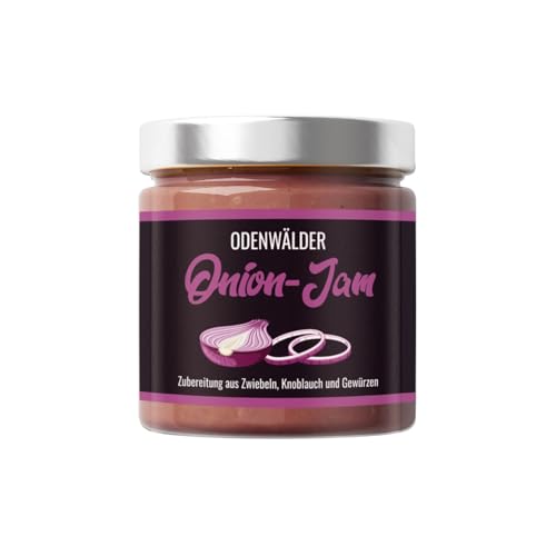 Odenwälder Lebensmittel Onion Jam, Süß-deftiger Brotaufstrich für Grill-Fans, Ideal für Burger & BBQ – Made in Germany - 200g Odenwälder Lebensmittel Onion Jam, Süß-deftiger Brotaufstrich für Grill-Fans, Ideal für Burger & BBQ – Made in Germany - 200g von Odenwälder Lebensmittel
