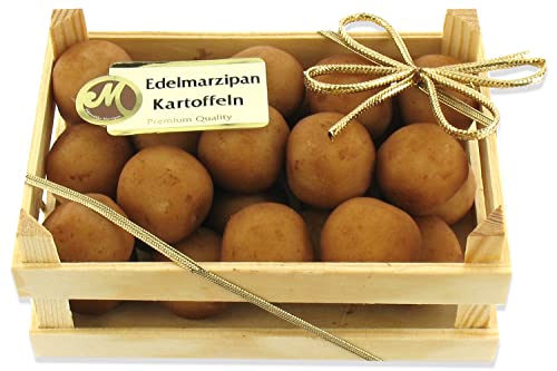 Edelmarzipan Kartoffeln in Holzkiste 200g von Odenwälder Marzipan