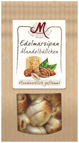 Odenwälder Marzipan Odenwälder Edelmarzipan Marzipan Mandelbällchen geflämmt 200g von Odenwälder Marzipan