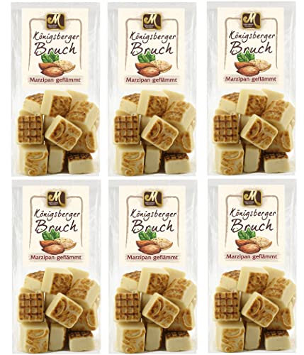 Odenwälder Marzipan 6x Königsberger Bruch 1,5kg Spar Set Edelmarzipan geflämmt von Odenwälder Marzipan
