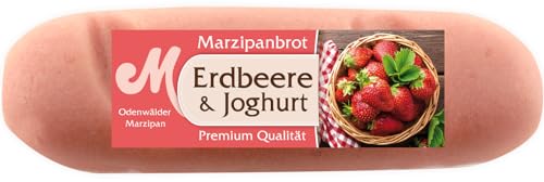 Odenwälder Marzipan Erdbeere & Joghurt Marzipan Brot Premium Qualität 95g von Odenwälder Marzipan