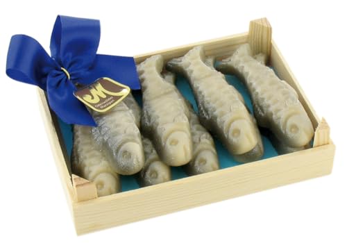 Odenwälder Marzipan Sardinen in der Holzkiste 100g von Odenwälder Marzipan