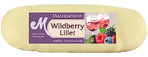Odenwälder Marzipan Wildberry Lillet Marzipanbrot mit weißer Schokolade 100g von Odenwälder Marzipan