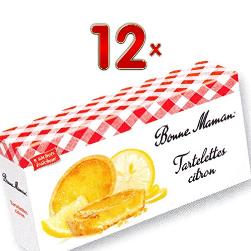 Bonne Maman Tartelettes citron 12 x 125g Packung (Mürbeteig mit Zitronengelee) von Odenwald-Früchte GmbH