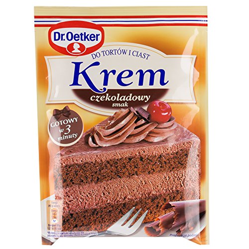 Tortencreme mit Schokoladengeschmack 140g von Dr. Oetker I Polnische Desserts & Backen von Oetker