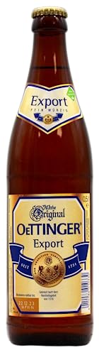 Original Oettinger Export Bier, 20er Pack (20 x 0.5 l) MEHRWEG von oettinger