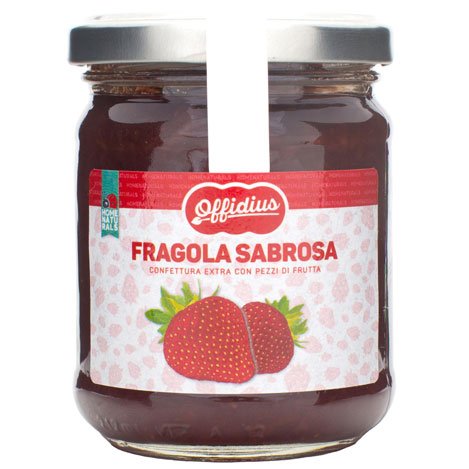 Offidius - EXTRA Marmelade aus Erdbeer Sabrosa - 2x220 gr - Made in Italy von Offidius