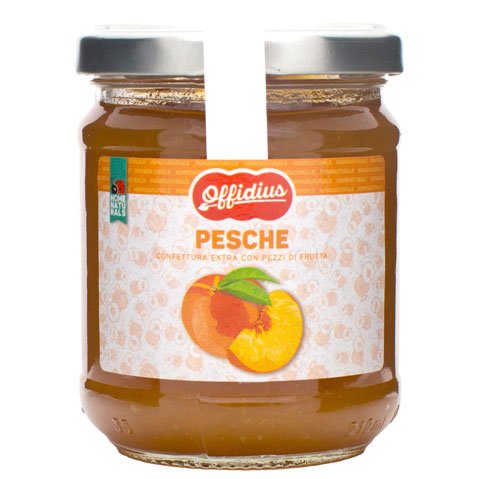 Offidius - EXTRA Marmelade aus Pfirsiche - 2x220 gr - Made in Italy von Offidius