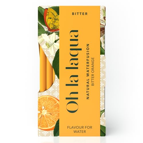 Bitter Orange - Ohne Zucker & Süßstoff - Fertig in 3 Sekunden - Alkoholfreier Aperitif - Für 35l Wasser mit Geschmack - 70 Stickpacks - Infused Water Bitter Orange - Ohne Zucker & Süßstoff - Fertig in 3 Sekunden - Alkoholfreier Aperitif - Für 35l Wasser mit Geschmack - 70 Stickpacks - Infused Water von Oh la laqua