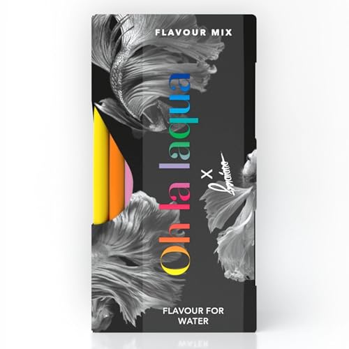 Wasser mit Geschmack - Flavour Mix - 10 Sorten - Konzentrat für 35l Infused Water - Probierpackung mit 70 Stickpacks - Ohne Zucker - Ohne Süßstoff Wasser mit Geschmack - Flavour Mix - 10 Sorten - Konzentrat für 35l Infused Water - Probierpackung mit 70 Stickpacks - Ohne Zucker - Ohne Süßstoff von Oh La Laqua