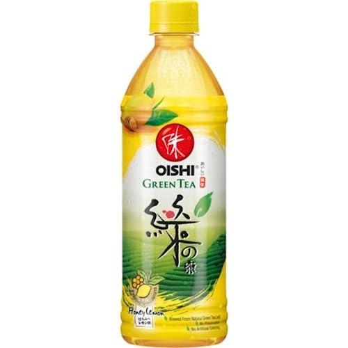 OISHI - Grüner Tee Honig-Zitrone - 24 X 500 ML - Multipack von Oishi
