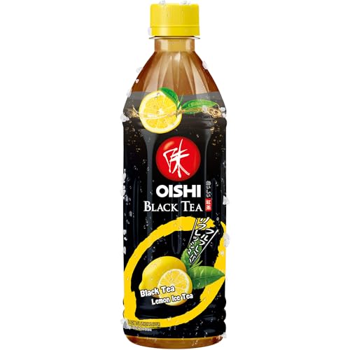 OISHI - Schwarzer Tee Zitrone - Multipack (24 X 500 ML) von Oishi
