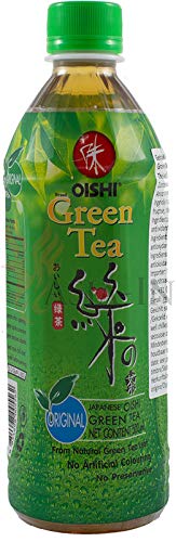 Oishi - Grüner Tee Getränk, Original - mit Fruchtzucker - 500ml - Drink aus Thailand von Oishi
