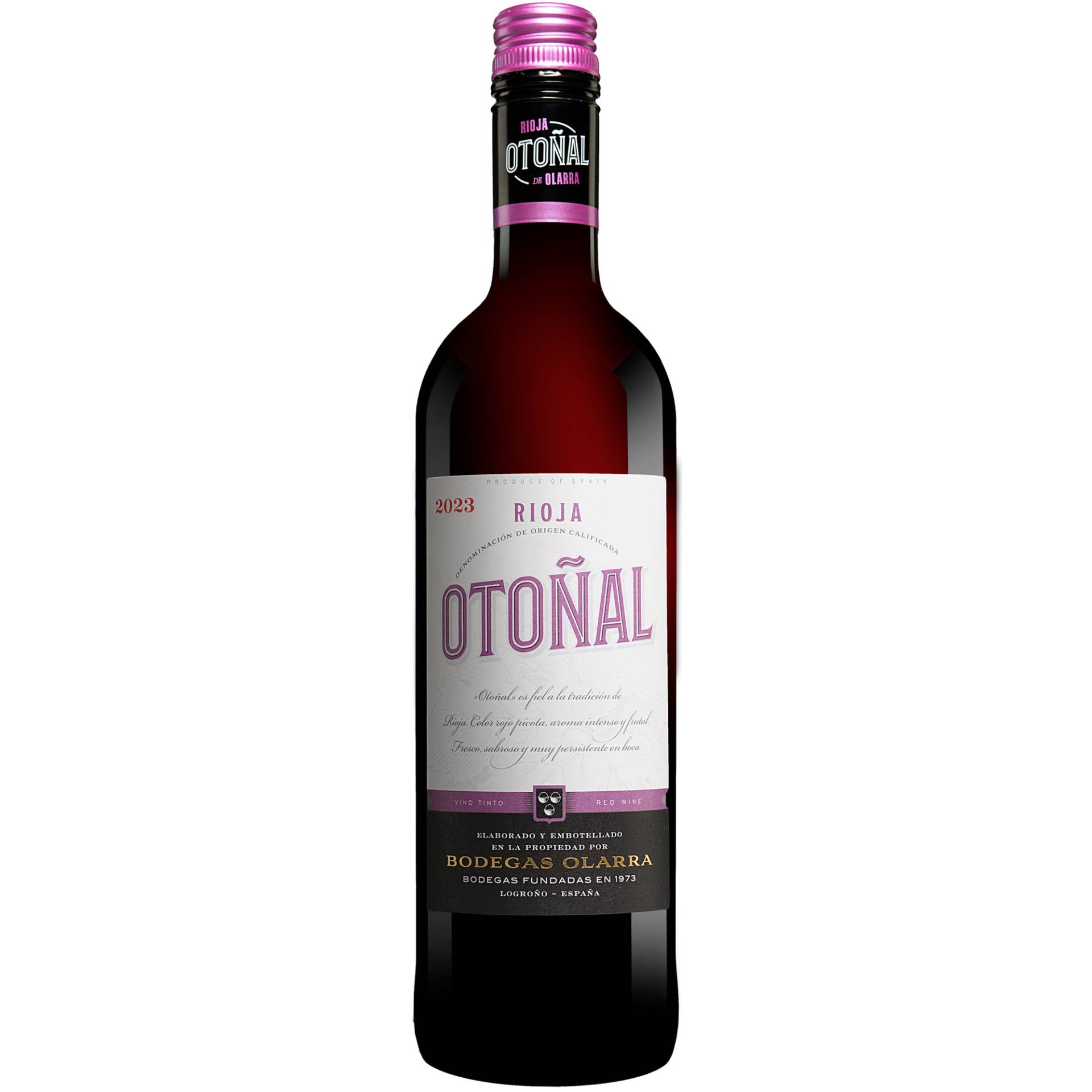 Otoñal Tinto 2023 0.75L 13.5% Vol. Rotwein Trocken aus Spanien Otoñal Tinto 2023 0.75L 13.5% Vol. Rotwein Trocken aus Spanien von Olarra