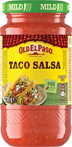 Old El Paso Tortilla Taco Salsa Mild — fruchtig-würziger Tomatensalat — 1 x 235 g von Old El Paso