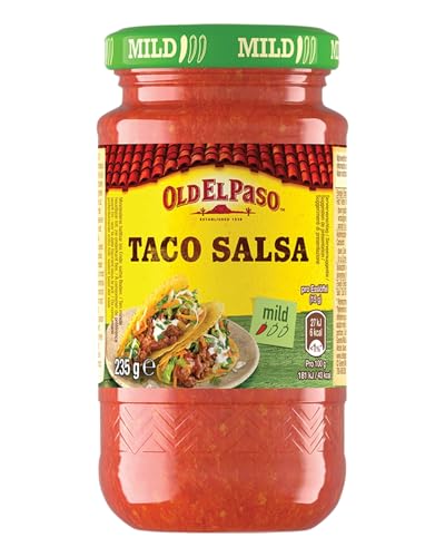 Old El Paso Tortilla Taco Salsa Mild — fruchtig-würziger Tomatensalat — 1 x 235 g von Old El Paso