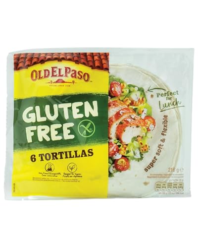 Old El Paso Tortillas Glutenfrei Wraps aus Tapioka, Quinoa und Mais, 216 g von Old El Paso