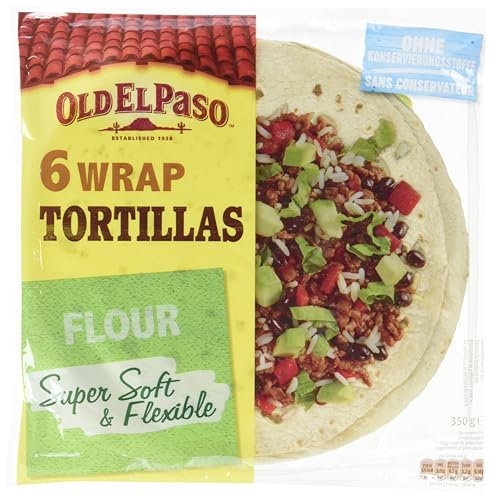 Old El Paso Tortilla Wraps – Mexikanische Wraps aus Weizen – 1 x 350 g von Old El Paso