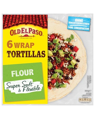 Old El Paso Tortilla Wraps – Mexikanische Wraps aus Weizen – 1 x 350 g von Old El Paso