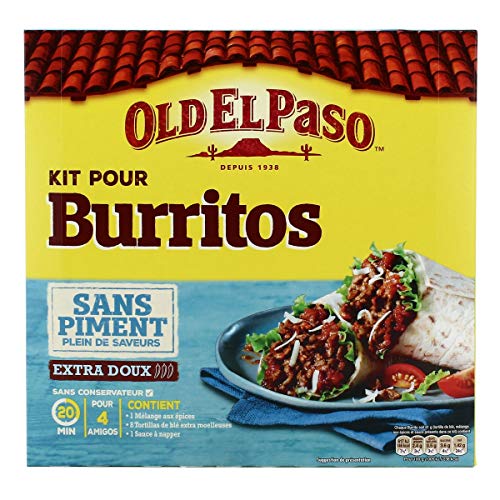 Old El Paso Burrito Kit ohne Chili, 491 g von Old El Paso