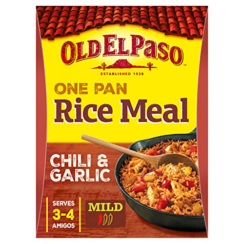 Old El Paso Chili & Knoblauch Eine Pan Kit Reis 355g von Old El Paso