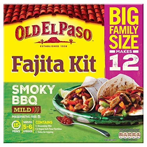 Old El Paso Mexican Sizzling Smoky BBQ Fajita Family Kit 750 g von Old El Paso