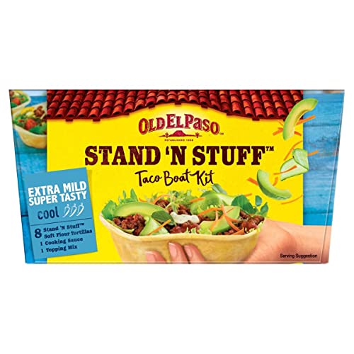 Old El Paso Stand 'N' Stuff Extra Mild Super Tasty Soft Taco-Set, 329 g Old El Paso Stand 'N' Stuff Extra Mild Super Tasty Soft Taco-Set, 329 g von Old El Paso