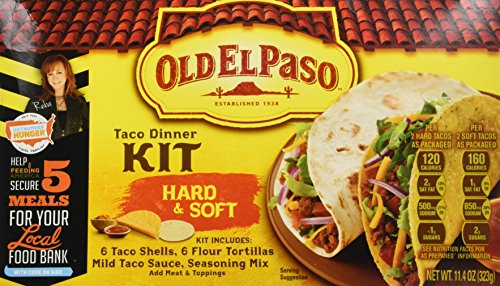 Old El Paso Taco-Geschirrset, hart, 325 ml Old El Paso Taco-Geschirrset, hart, 325 ml von Old El Paso