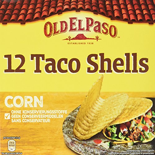 Old El Paso Taco Shells Corn, 4er Pack (4 x 156 g) von Old El Paso