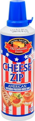 American Cheese Zip, US Sprühkäse mit 35% Cheddarkäse, 227 g von Old Fashioned Foods