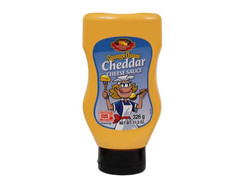 Old Fashioned Foods Cheese Cheddar Squeeze Cheese, microwaveable, Cheddar Käsesauce, 326g von Old Fashioned Foods