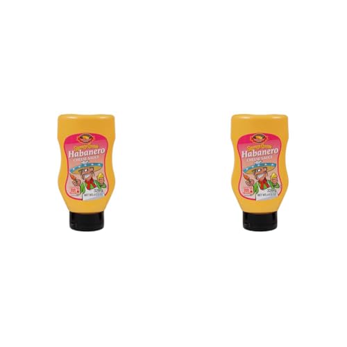 Old Fashioned Foods Habanero Squeeze Cheese, microwaveable, Habenero Käsesauce, 326g (Packung mit 2) von Old Fashioned Foods