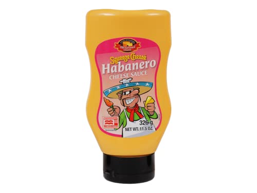 Old Fashioned Foods Habanero Squeeze Cheese, microwaveable, Habenero Käsesauce, 326g von Old Fashioned Foods