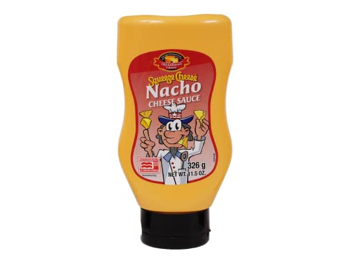 Old Fashioned Foods Nacho Squeeze Cheese, microwaveable, Nacho Käsesauce, 326g von Old Fashioned Foods