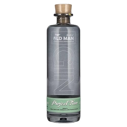 Old Man Gin Project Two | 1x0.5L | Deutscher Gin | Mit den Botanicals Apfel & Gurke | Fruchtig-süß von Spirits of Old Man