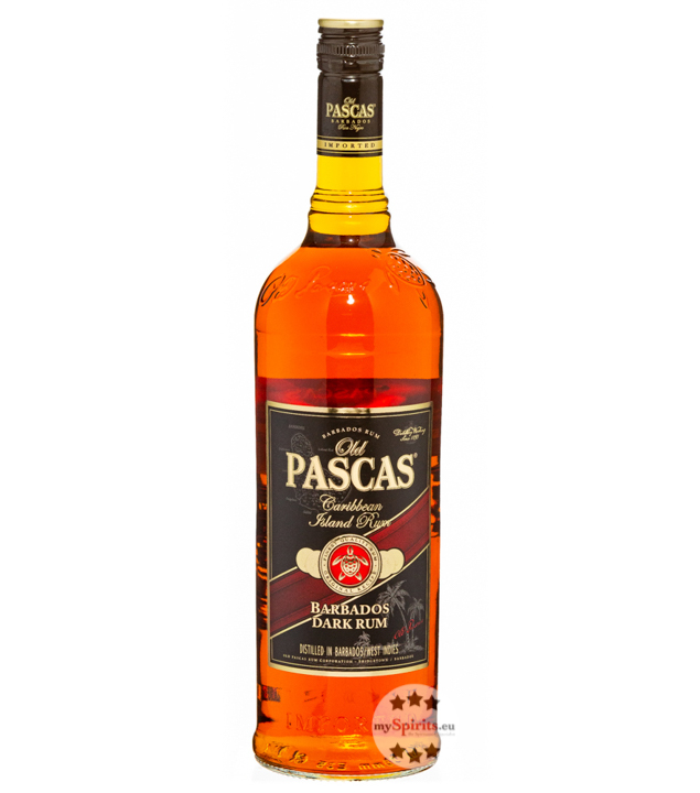Old Pascas Barbados Dark Rum  (37,5 % Vol., 1,0 Liter) von Old Pascas
