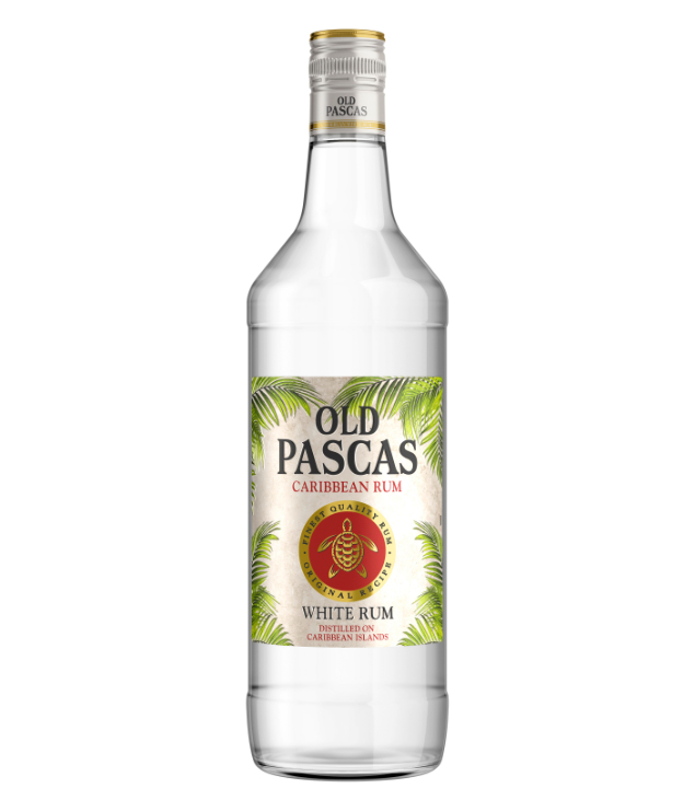 Old Pascas Caribbean White Rum  (37,5 % vol, 1,0 Liter) von Old Pascas