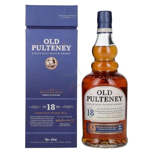 Old Pulteney 18 Years Old 46,00% 0,70 Liter von Old Pulteney