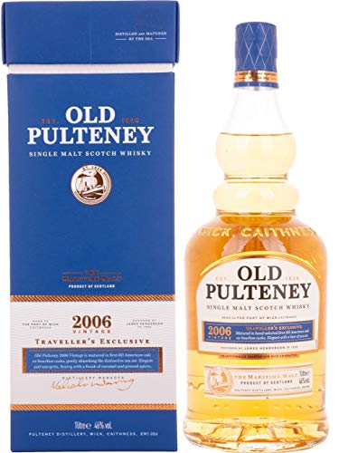 Old Pulteney TRAVELLER'S EXCLUSIVE Vintage 2006 46% Vol. 1l in Geschenkbox von PULTENEY