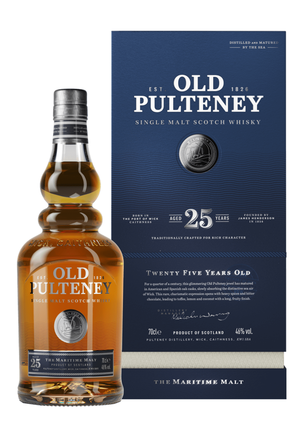 Old Pulteney 25 Years Old Single Malt Scotch Whisky von Old Pulteney