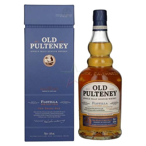 Old Pulteney FLOTILLA 10 Years Old Single Malt VINTAGE 2010 46% Vol. 0,7l in Geschenkbox 46,00% 0,70 lt. Old Pulteney FLOTILLA 10 Years Old Single Malt VINTAGE 2010 46% Vol. 0,7l in Geschenkbox 46,00% 0,70 lt. von PULTENEY
